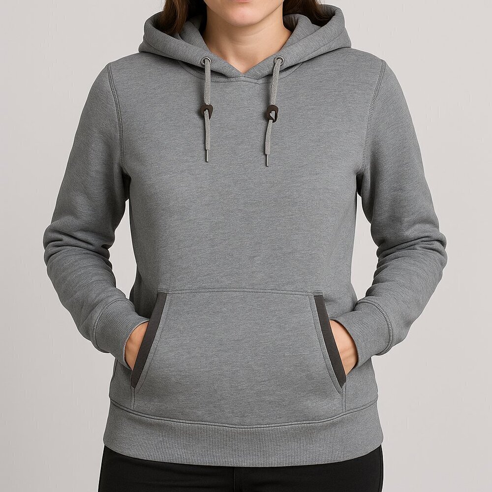Armani Exchange Gray Cotton Hoodie XS